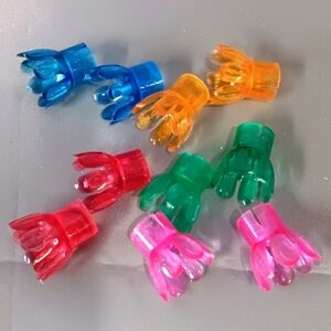 10 Christmas Light Reflector Replacements Vintage Multi-Color Tulip Petal Flower